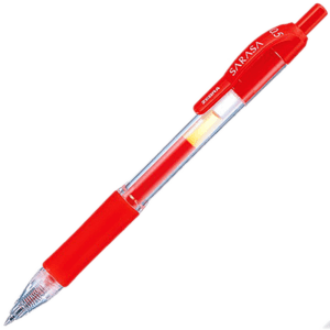Zebra Sarasa Retractable Gel Pen, Fine 0.5 mm