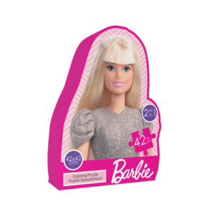 LUNA Παζλ Χρωματισμού Barbie, 2 Όψεων, 42 Τμχ., 42x42 εκ (570194), box