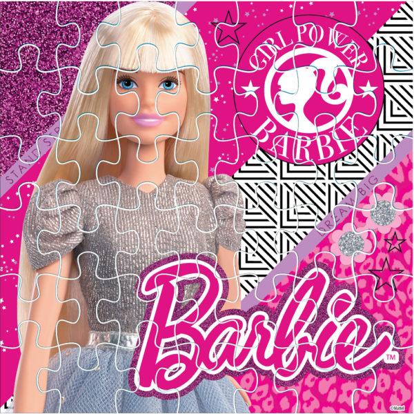 LUNA Παζλ Χρωματισμού Barbie, 2 Όψεων, 42 Τμχ., 42x42 εκ (570194), front