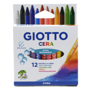 Giotto Κηρομπογιές Ø8,5mm 12 Χρώματα 10cm