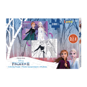LUNA Παζλ Χρωματισμού 2 Σε 1, 100 κομμάτια "Frozen II" (0562637)