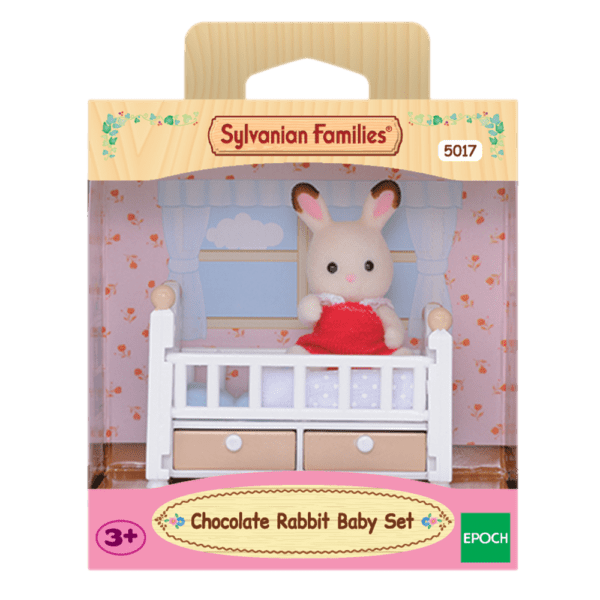 Epoch Sylvanian Families: Chocolate Rabbit Μωρό & Κούνια (5017)