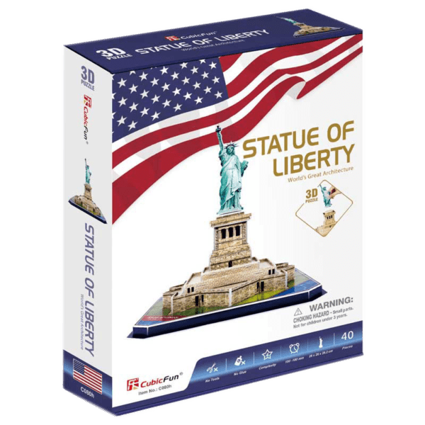 CubicFun 3D Puzzle 39pc, Statue of Liberty (C080h)