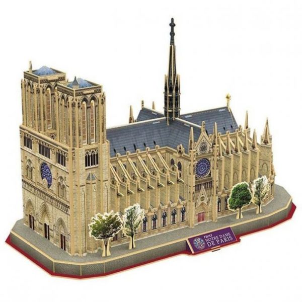 CubicFun 3D Puzzle 128pc, National Geographic Notre Dame De Paris (DS0986h)