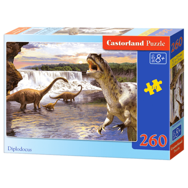 Castorland Puzzle 260pcs, Diplodocus (C-26999)