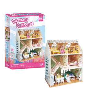 CubicFun 3D Puzzle 160pc, Dreamy Dollhouse (P645h)