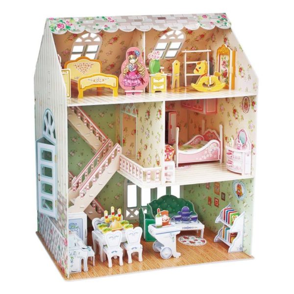 CubicFun 3D Puzzle 160pc, Dreamy Dollhouse (P645h)