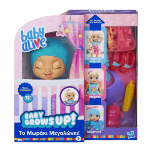 Hasbro Baby Alive: Μωράκι που Μεγαλώνει (E8199)