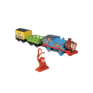 Fisher Price Thomas & Friends™ - Trackmaster Μηχανοκίνητο Τρένο Με 2 Βαγόνια, Sodor Safari Monkey Thomas (GLK70)