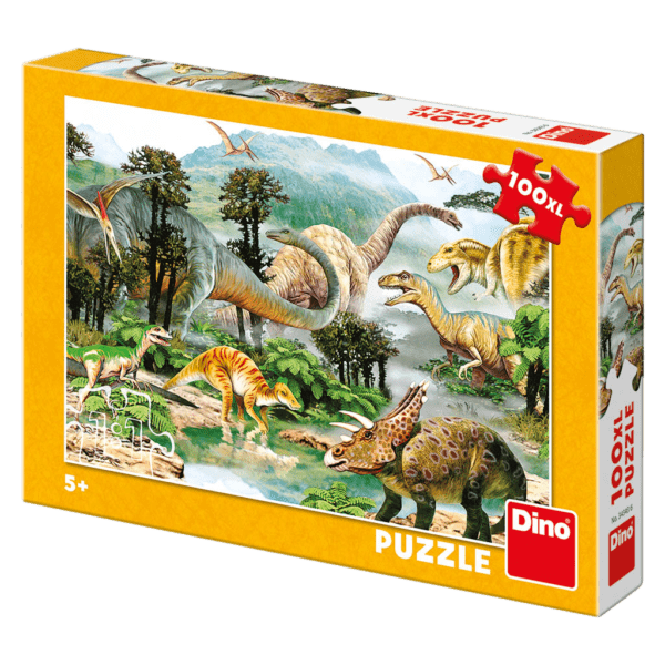 Dino Puzzle H Ζωή των Δεινοσαύρων 100pcs (34343)