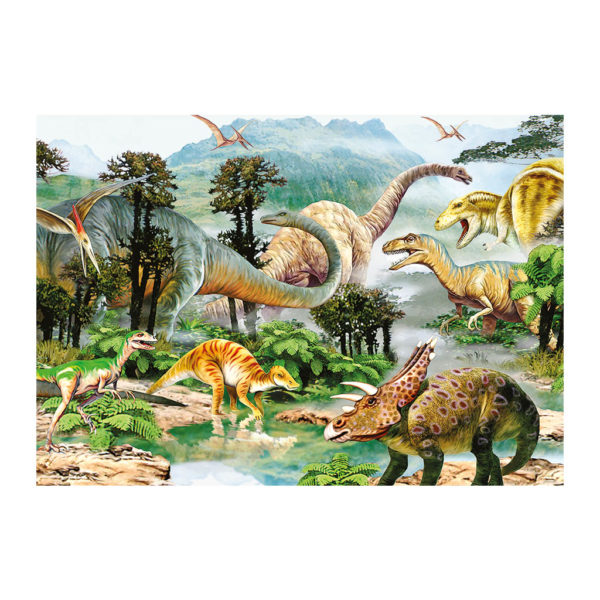 Dino Puzzle H Ζωή των Δεινοσαύρων 100pcs (34343)