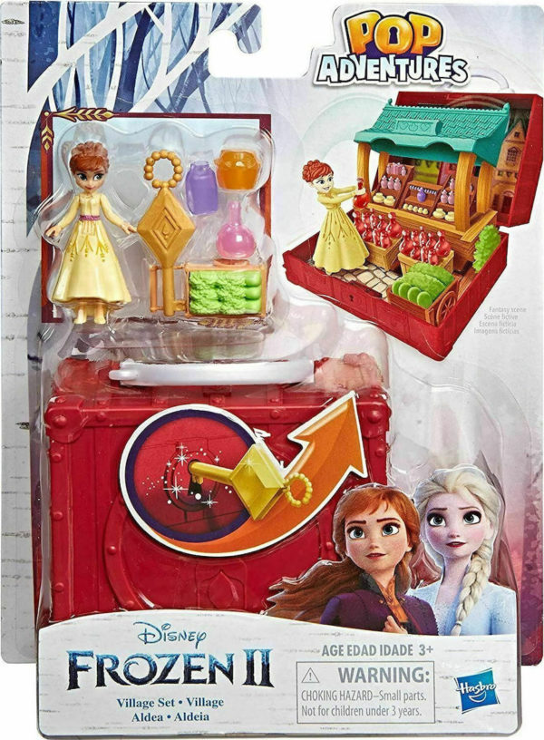 Hasbro Disney Frozen II Pop Adventures Village Anna Set Pop-Up Playset (E7080/E6545)