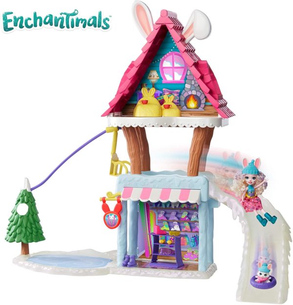 Mattel Enchantimals Χιονοδρομικό Σαλέ (GJX50)