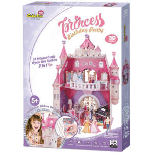 CubicFun 3D Puzzle 95pc, Princess Birthday (E1622h)