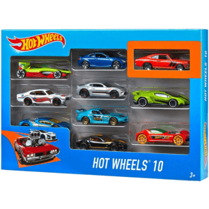 Mattel Hot Wheels Αυτοκίνητα Σετ των 10 Τεμαχίων (54886)