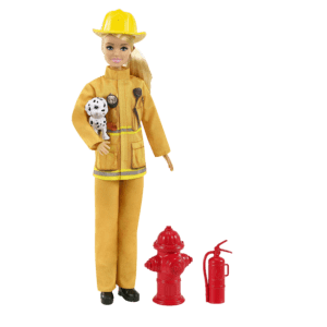 Mattel Barbie® Κούκλα Πυροσβέστης (GTN83)