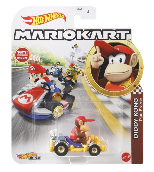 Mattel Hot Wheels® Mario Kart™ Diddy Kong (GBG25/GRN15)