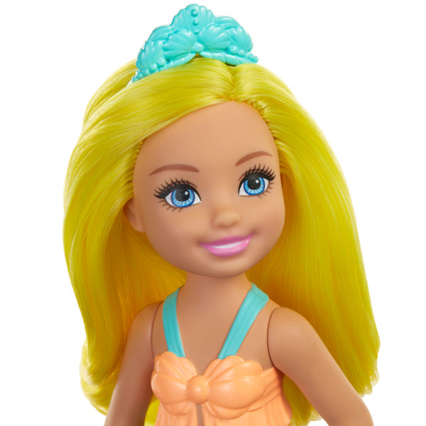 Mattel Barbie® Chelsea™ Mermaids: Κούκλα με Κίτρινα Μαλλιά (GJJ85/GJJ88)