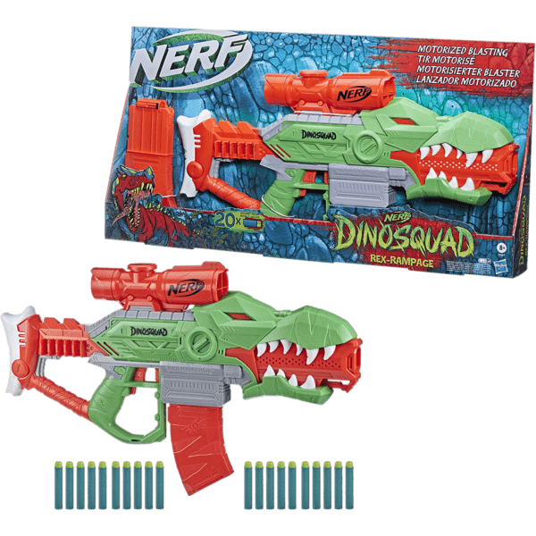 Hasbro Nerf Dinosquad Rex-Rampage Motorized Blaster (F0807)
