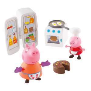 Giochi Preziosi Peppa Pig Σετ Παιχνιδιού, Κουζίνα Με 2 Φιγούρες (PPC4000)