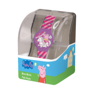 Ρολόι Με Λουράκι Peppa Pig Σε Πλαστικό Κουτί (482608)