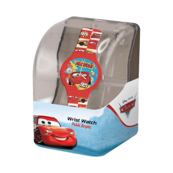 Ρολόι Με Λουράκι Cars Σε Πλαστικό Κουτί (562692)