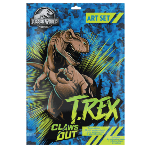 Art Set Jurassic World Προσχεδιασμένες Σελίδες Χρωματισμού & Αυτοκόλλητα (570743)