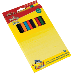 Play-Doh Jumbo Τριγωνικές Ξυλομπογιές 12 Χρώματα (320-20000)