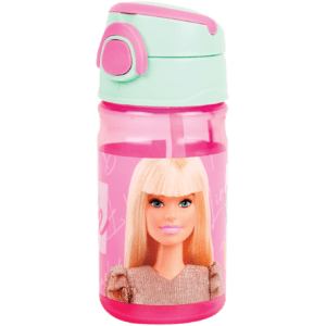 Gim Παγούρι Barbie Πλαστικό PP 350ml Με Καλαμάκι (571-17204)