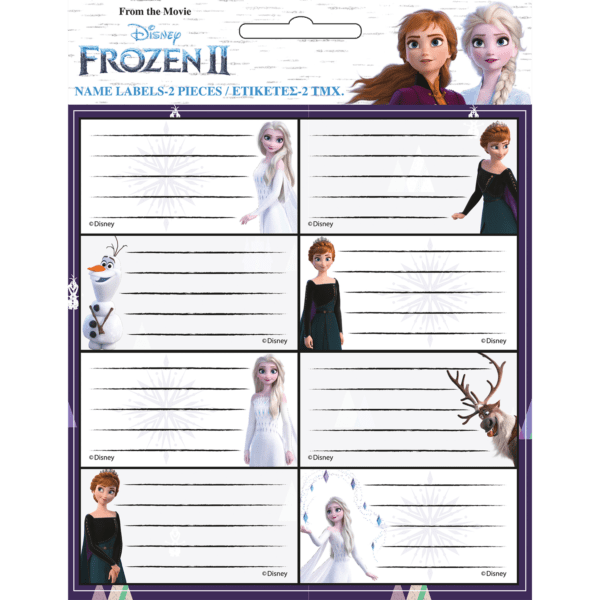 Gim Ετικέτες Αυτοκόλλητες Frozen 16τμχ (771-81246)