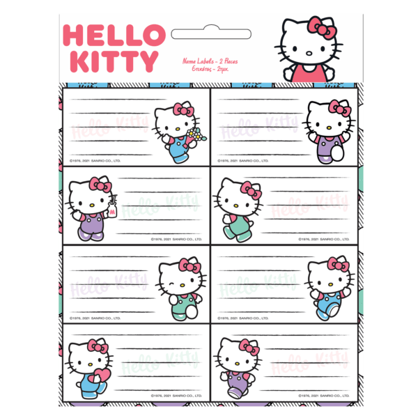 Gim Ετικέτες Αυτοκόλλητες Hello Kitty 16τμχ (776-77246)