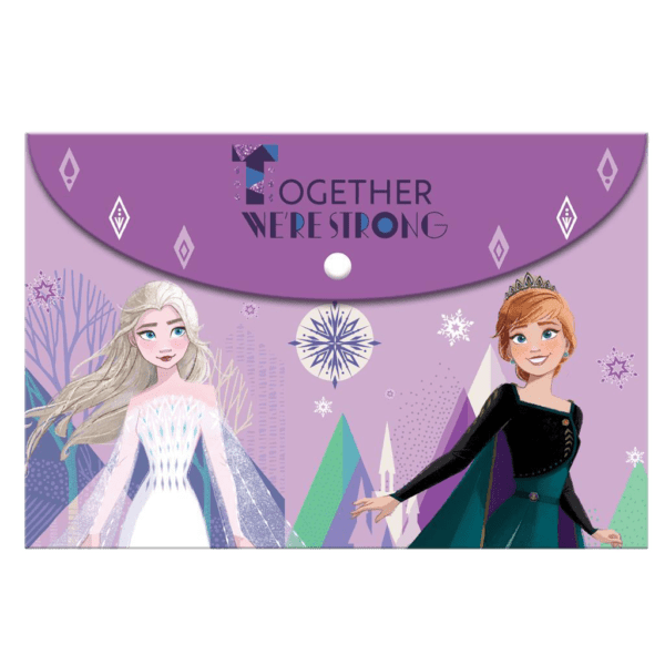 Φάκελος Κουμπί Frozen, Together We`Re Strong Α4 (0562724)