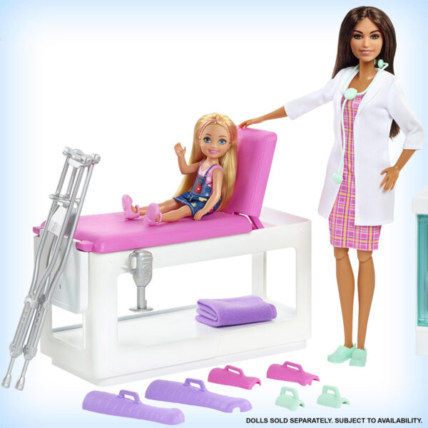Mattel Barbie Σετ Κλινική Με Κούκλα (GTN61)