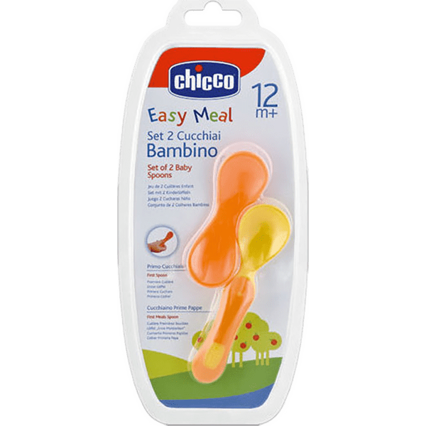 Chicco Easy Meal Σετ Κουταλάκια Φαγητού 12m+, 2 τμχ (68576)