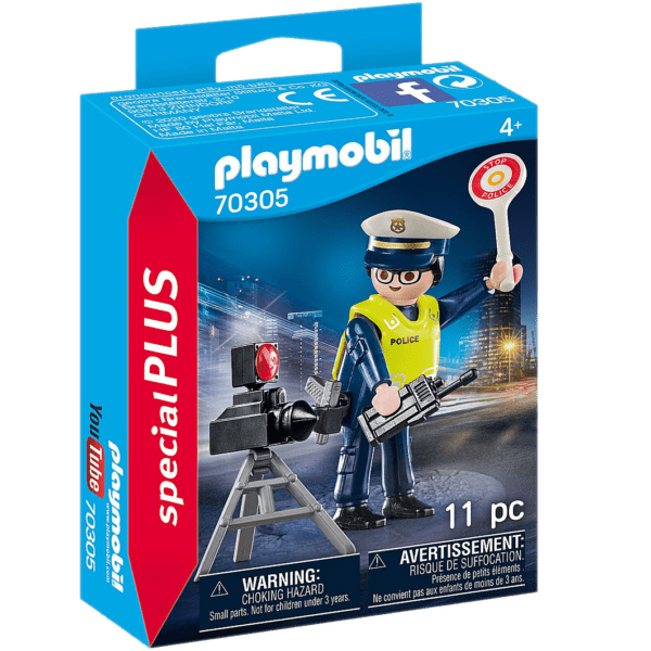 Playmobil Special: Τροχονόμος Με Ραντάρ Ελέγχου Ταχύτητας (70305)