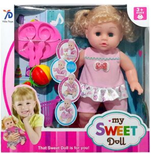 Κούκλα Μωρό Με Αξεσουάρ My Sweet Doll (BT818458)