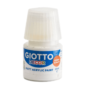 Giotto Ακρυλικό Χρώμα Decor Matt 25ml Άσπρο (F538101)