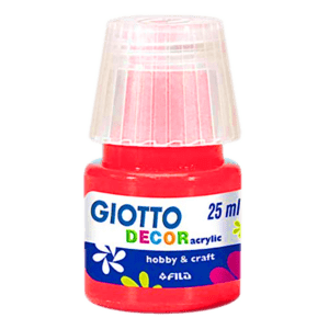 Giotto Ακρυλικό Χρώμα Decor Matt 25ml Scarlet Red (F538108)