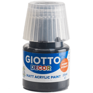 Giotto Ακρυλικό Χρώμα Decor Matt 25ml Black (F538124)