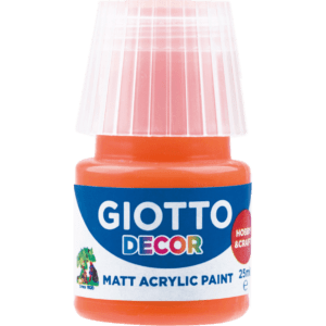 Giotto Ακρυλικό Χρώμα Decor Matt 25ml Orange (F538105)