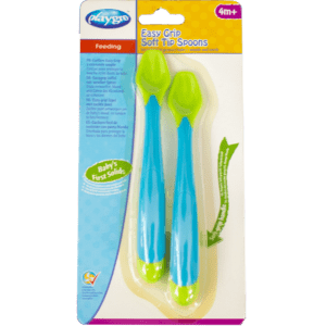 Playgro Easy Grip Soft Tip Spoon Blue Green (0101231)
