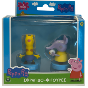 Giochi Preziosi Heromania, Peppa Pig 2 Σφραγιδοφιγούρες (PP005000)