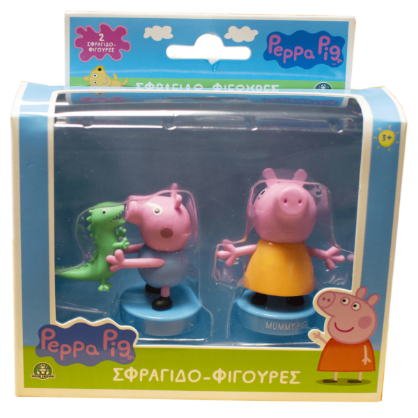 Giochi Preziosi Heromania, Peppa Pig 2 Σφραγιδοφιγούρες (PP005000)