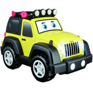 Bburago Junior 12m+ Free Rolling Wheels Jeep Wrangler Light and Sound (16-81201)