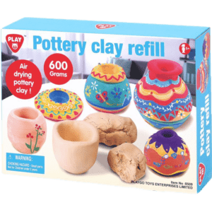 Playgo Πηλός Pottery Clay Refill 600gr (8509)