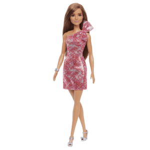 Mattel Barbie® Μοντέρνα Φορέματα Μίνι Ροζ - Ασημί (GRB33/T7580)