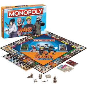 Winning Moves Monopoly Naruto Shippuden Board Game, English Edition (WM00167-EN1)