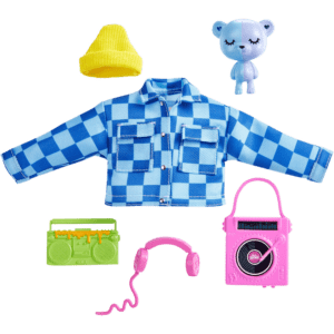 Mattel Barbie® Extra Pet & Fashion Pack with Pet Teddy Bear, Fashion Pieces & Accessories (HDJ41/HDJ38)