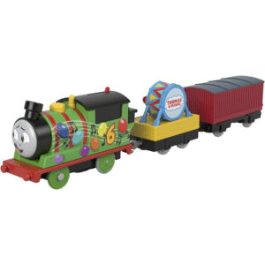 Fisher Price Thomas & Friends: Μηχανοκίνητα Τρένα με 2 Βαγόνια - Party Train Percy (HDY72/HFX97)