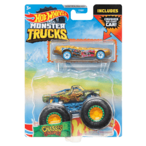 Mattel Hot Wheels® Monster Trucks με Αυτοκινητάκι Chassis Snapper (HDB99/GRH81)